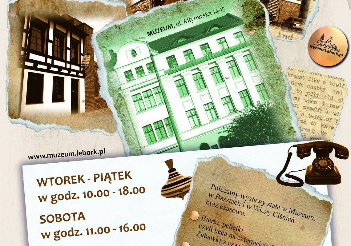 Muzeum, Wieża Ciśnień, Baszta 24 i Baszta 27 w wakacje grafika